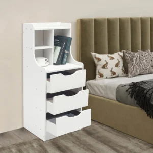 Bedside Table with Drawers