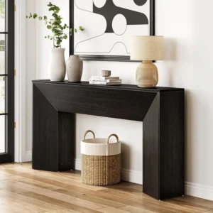Black Wooden Sofa Table/Modern Hallway Foyer Table