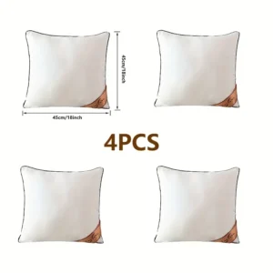 4 Packs of High-Quality Luxury High-Rebound Throw 45*45Pillows