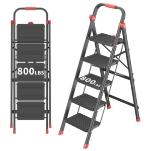 4 Step Folding Ladder, 800lbs Capacity